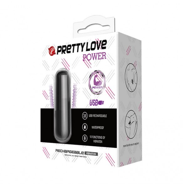 PRETTY LOVE - Pleasure Vibrating Egg (Chargeable - Black) PRETTY LOVE - Pleasure Vibrating Egg (Chargeable - Black)